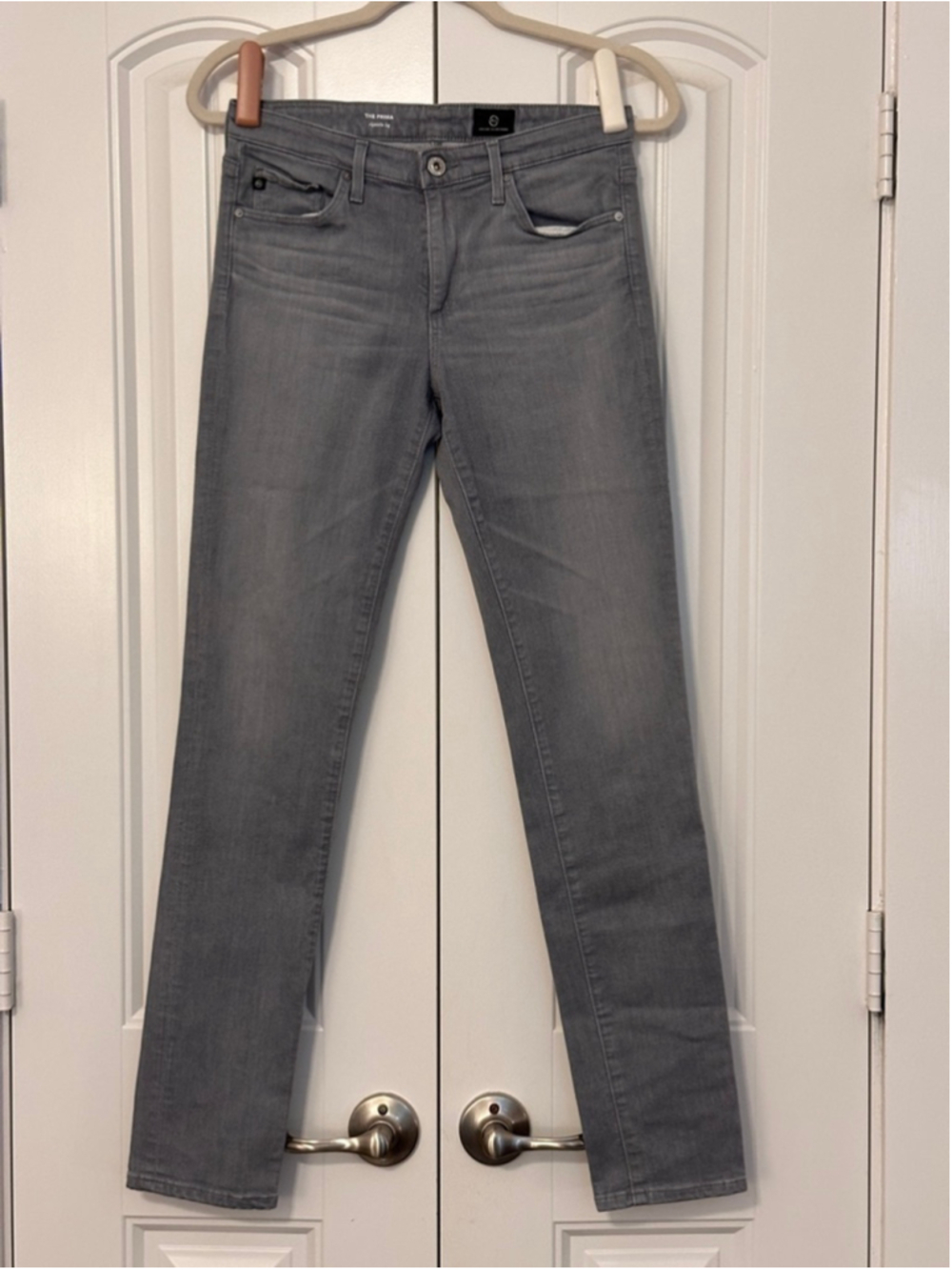 AG Adriano Goldschmied Gray The Prima Cigarette Leg Jeans Size 27